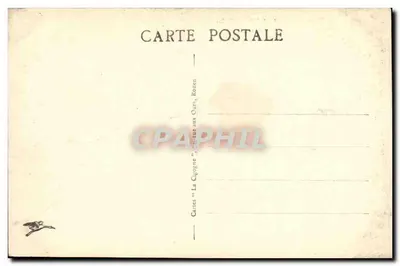Saint-Nicolas-d'Aliermont — Entrada sob madeira — Cartas 'La Cigogne', Route aux Ours, Rouen — Verso