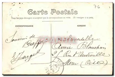 Puys — Vista Geral da Praia — G. Fouchaud, n°115 — Verso