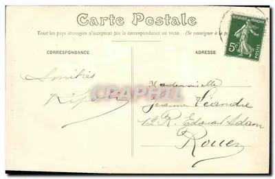 Gueures — A Igreja — G. Marchand, n° 1260 — Verso