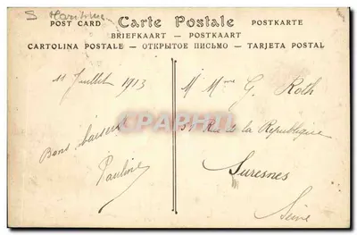 Le Tréport — Katedra św. Jakuba — ND Phol. n°450 — Rewers