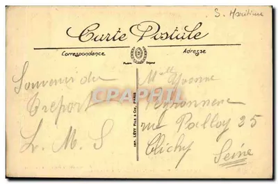 Le Tréport — Jetées — Ogólny widok — Wydanie specjalne Nowe Galerie LL — Rewers