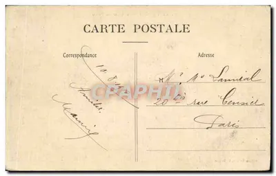 Le Tréport — zachód słońca — nieznany wydawca, nr 78 — Rewers