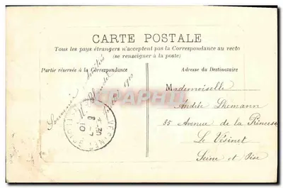 Le Havre — Entrada do Porto — Editor não visível — Verso