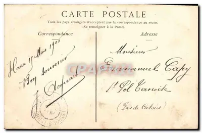 Le Havre — Place Gambetta i Basen Handlowy — Camaïeut 46 — Rewers