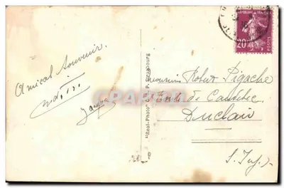 Le Havre - Plaza Gambetta y Muelle del Comercio — editor C.A.P. n°66 — Reverso
