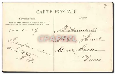 Le Havre — "La Provence" in secco — E.L.D. n°155 — Verso