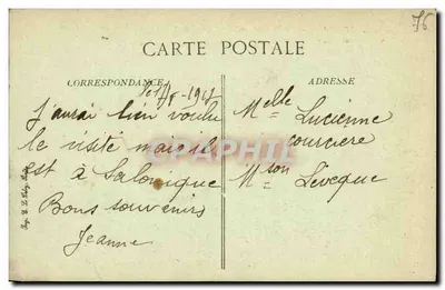 Le Havre — O Transatlântico "FRANCE" — n° 328 — Verso
