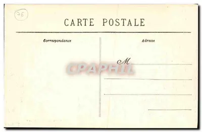 Le Tréport — Falisy i skały — Wydawnictwo Arnault, Le Tréport — Rewers