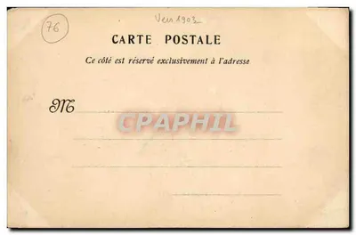 Tréport — Plaża, widok z kasyna — Gressent, Tréport — Rewers
