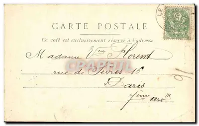 Tréport — Katedra — Zbiór A. Martin Tréport — Rewers