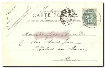 Le Tréport — Molo i Przylądek — V.P. Paris N. 24 — Rewers