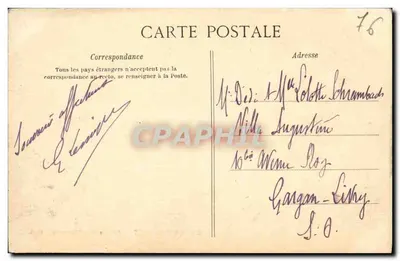 Le Tréport — Entrada dos Pescadores — Editor: Le Tréport, n° 33 — Verso