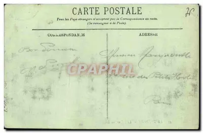 Le Tréport — La Digue — LL. — Éditeur LL. — N° 45 — Rewers
