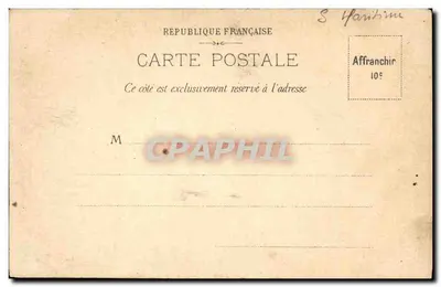 Tréport, le port — vue du quai avec un navire à vapeur — Souvenir du Tréport — Reverso