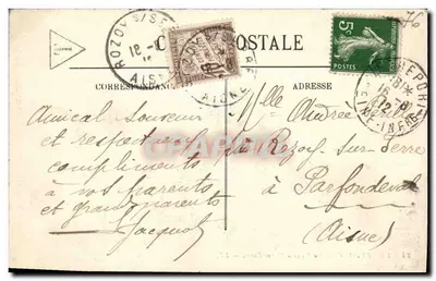 Le Tréport — plaża przy niskiej mierze — LL. n°23 — Rewers