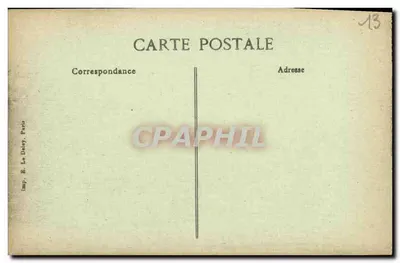 Les Baux — Torre Sarrazine e o Castelo — Imp. R. Le Daley, Paris — Verso