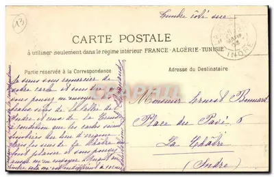 Marseille - 44 - De Abdis van Sint-Victor — uitzicht op de abdis met torens en gevel — uitgever niet zichtbaar — Achterkant