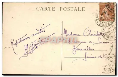 Marseille (8) — Pałac Longchamp — A.T. — Rewers
