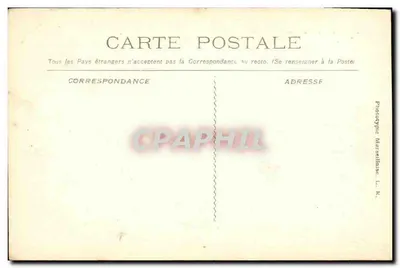 Marseille - Zamek If — wydawca Phototypie Marseillaise, L. R. — Rewers