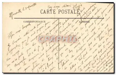 Marseille — Fary Désirade — Odejście statku z Chin — LL. — N° 117 — Rewers