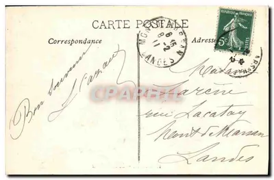 Marseille — De Poort van Aix — onbekende uitgever, n° 11 — Achterkant