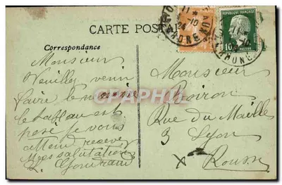 MARSEILLE — Le Prado, widok z plaży — VL. — Rewers