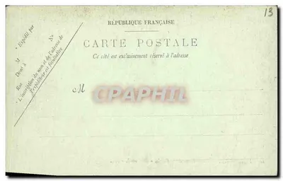 Marseille — Notre-Dame de la Garde — Lado norte — LL. — Verso