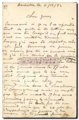 Marseille - 33 - Het Paleis van Justitie — A.T. — Achterkant