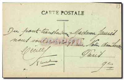 Marseille — A Igreja de São Vicente — Novidade 300-303 — Verso