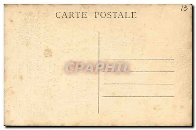 MARSEILLE (2) - Het Palais Longchamp, hoofdmotief - A.T. — Achterkant