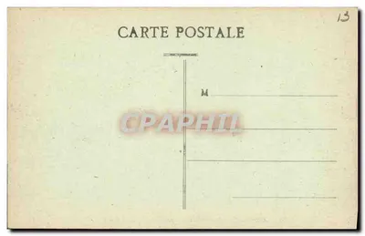 Marseille — Vue sur la Corniche et N.-D. de la Garde — JFE — Verso