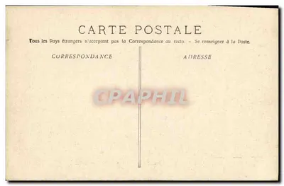 Marseille - La Corniche (Zachód Słońca) — Phototypie E. Labour, Marseille, n° 1134 — Rewers