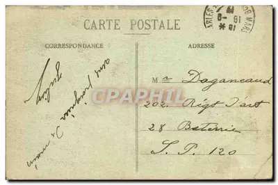 Marseille - Fontaine Cantlini - Éditeur EL. — Verso
