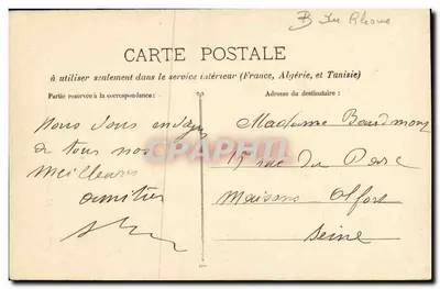 Marseille - Binnenkant van de Kathedraal — foto van Rende, nr. 156 — Achterkant