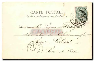 Marselha — O Antigo Porto — A Catedral — Forte Saint-Jean — Beijos, Suzanne Bonnetaud — Verso