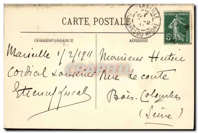 Marsylija — La Cannebière — LL. n°115 — Rewers