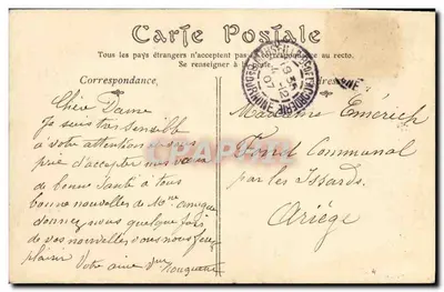 Marseille — Winda i Najświętsza Maryja Panny Obronnej — Wydawca N.D. de la Garde, nr 28 — Rewers