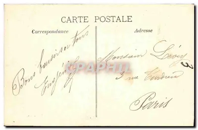 Marselha. O Hotel das Correios — L.P.M. - 12 — Verso