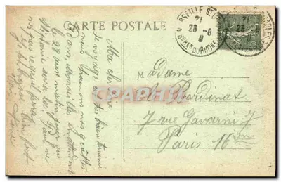 Marselha - Castelo de If - Y.R. — editor Y.R. (Yves Régis) — Verso