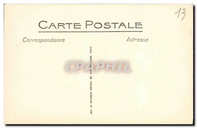 Coloniale Tentoonstelling van Marseille — Een Mauretanier en zijn kamel — LL — Achterkant