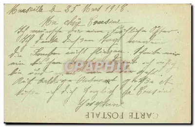 Marselha — Castelo de If — L.R. — Verso
