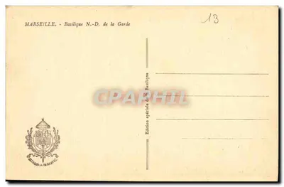 Nostra Signora della Guardia — Vista del Porto Vecchio — Edizione speciale della Basilica — Verso