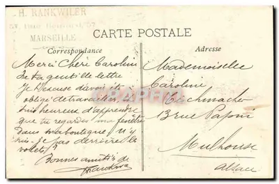 Monumento Pierre Puget — Marsiglia — Edizioni delle Nuove Gallerie — Verso