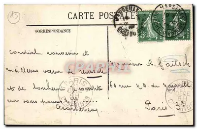 Marselha — O Farol e o Instituto Pasteur — Graphiti, n° 91 — Verso