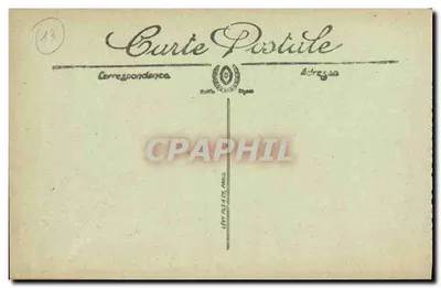 Marseille — A Corniche — O Palace-Hôtel e as Ilhas — Selecta n° 422 — Verso