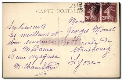 Marseille — Zatoka Proroka — Prophet Bey — wydawca nieznany — Rewers