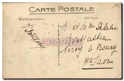 Palácio da Tunísia — Exposição Colonial de Marselha — LL — Verso