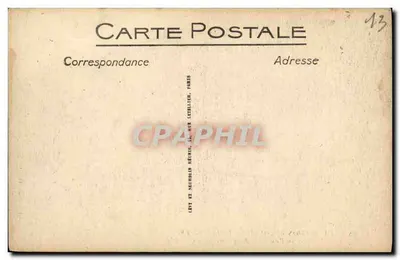 Innenraum des Palais de l'Afrique occidentale — Kolonialausstellung in Marseille — LL, n° 98 — Rückseite