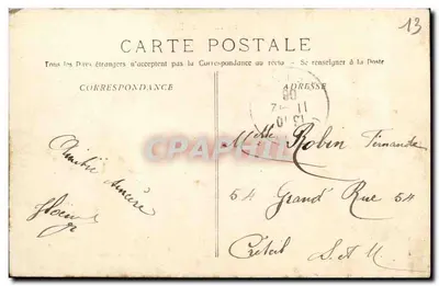 Marselha - Exposição Colonial - Palácio do Camboja — editor E. Lacour, n°12 — Verso