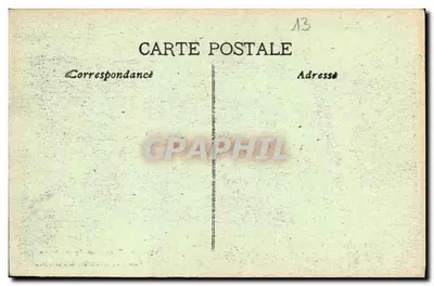 Marseille, Exposição Colonial, 1922 — Palácio do Ministério das Colônias — Verso